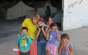 Jorge James, de 'Rowing Together', en Lesbos. 