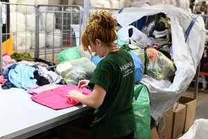 Recogida y reutilización del textil recuperado.