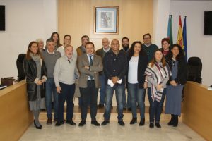 En la recepción al delegado saharaui para Andalucía, Mohamed Zrug.