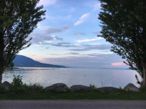 El lago de Neuchâtel.