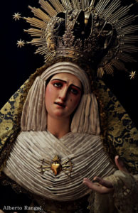 Imagen de la Virgen de los Dolores de Osuna.