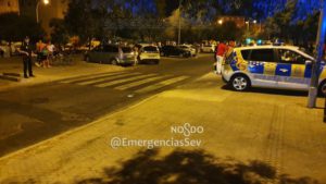 Dispositivo botellona de la Policía Local de Sevilla.