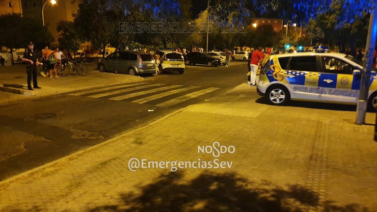 Dispositivo botellona de la Policía Local de Sevilla.