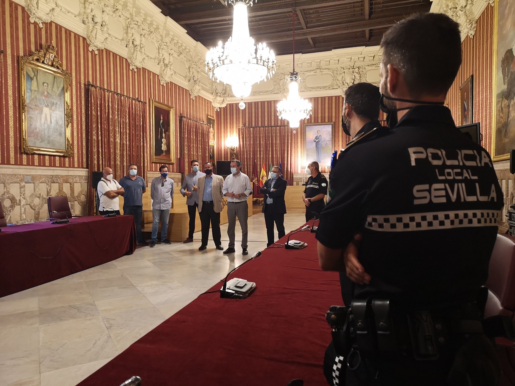 Nuevos agentes de la Policía Local de Sevilla.