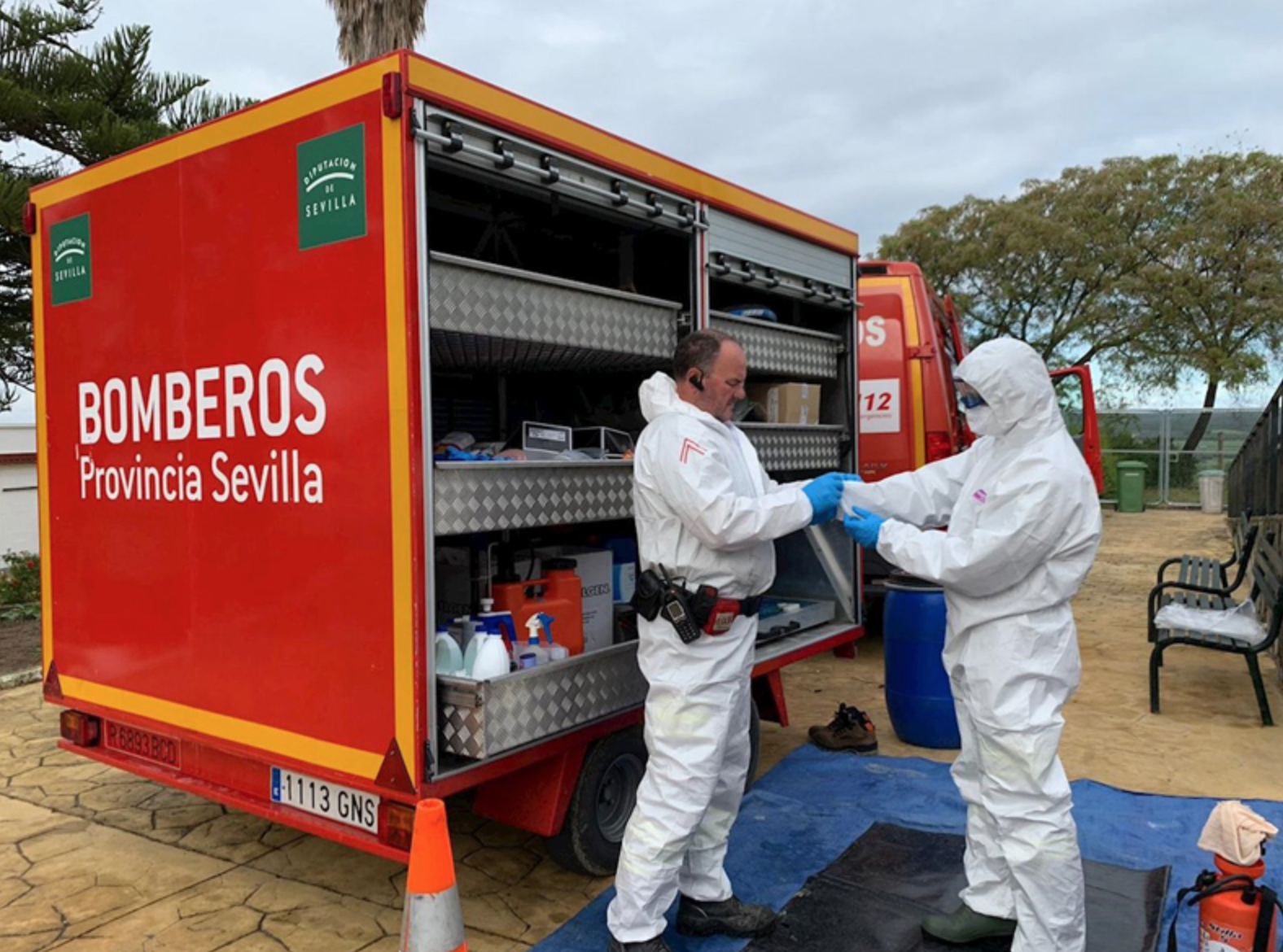 Bomberos de la provincia de Sevilla.