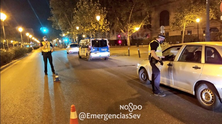 Actuación de la Policía Local durante este fin de semana.