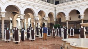 Monjas jerónimas del convento de Santa Paula de la capital hispalense.