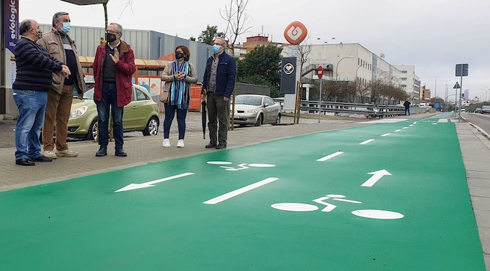 concluye un itinerario peatonal que conecta Amate con el Parque empresarial Carretera Amarilla