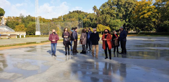 Realizan una nueva inversión en el Parque de Los Príncipes e incorpora una pista multideporte