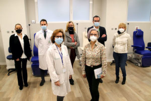 Asociaciones de pacientes visitan las nuevas instalaciones del Hospital de Día Oncohematológico del Macarena