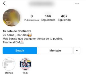 Denunciado por vender alcohol a menores a través de Instagram en Salteras