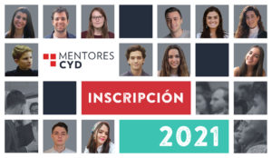 Cartel del Programa Mentores CYD 2021.