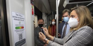 Los usuarios de Metro Sevilla podrán conocer en tiempo real la calidad del aire en los trenes