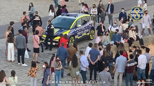 Cuatro estudiantes Erasmus denunciados por lanzarse al río desde el puente de Triana