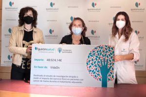 Quirónsalud concede una beca de investigación al proyecto VidaON para pacientes con cáncer de mama