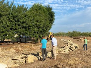 Brenes comienza las obras para el levantamiento del muro del C.E.I.P. Miguel Hernández