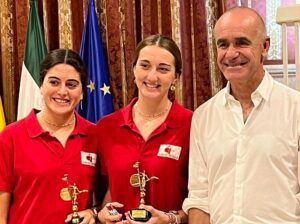 Recepción del Club Natación Sincro de Sevilla