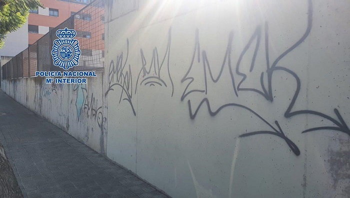 La Policía Nacional detiene a “EMEK” el grafitero más activo de la barriada de Montequinto