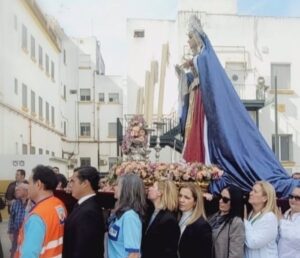 El Hospital El Tomillar acoge el 65 aniversario de la peregrinación de la Virgen del Amor y Sacrificio