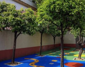 Sevilla finaliza obras de mejora en el patio infantil del Colegio de Educación Especial Virgen Macarena