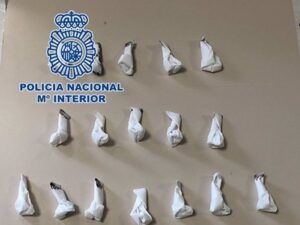 papelinas de cocaína